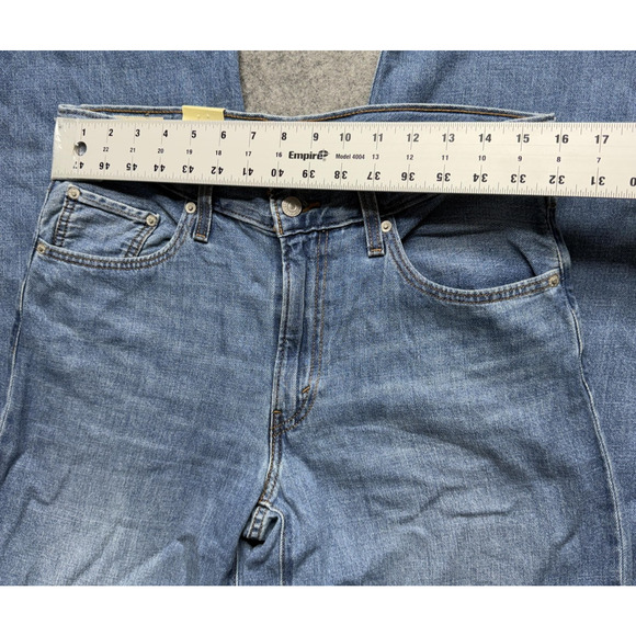 Levis Baggy Dad Jeans Womens 29x30 Blue Denim Relaxed Straight Leg Loose Casual - Picture 3 of 12